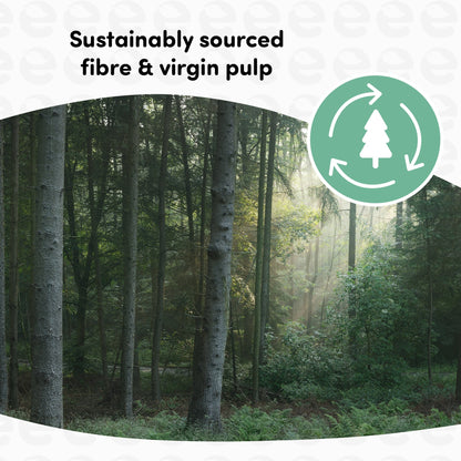 Splesh Toilet Roll, Soft & Quilted Eco-Friendly, White, 60 Rolls