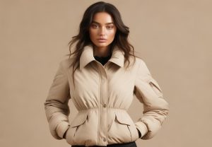 Chamarra Brandy Melville Beige con Mangas Largas: Oferta Exclusiva en Tienda Online en México